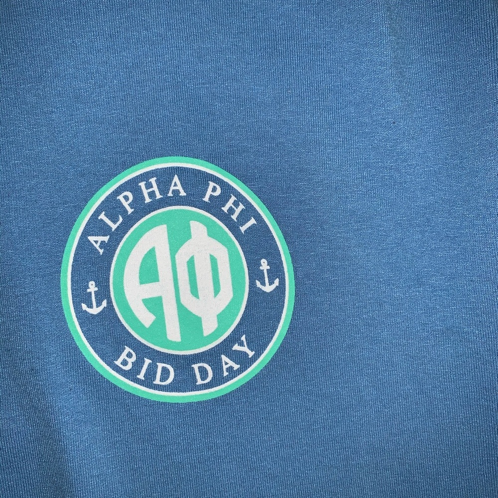 alpha phi bid day t shirt